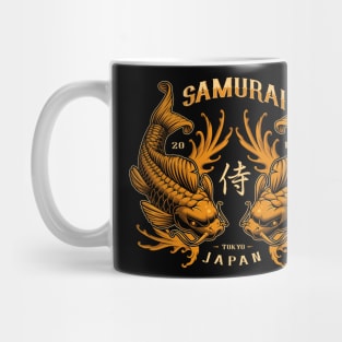 koi fish samurai japan Mug